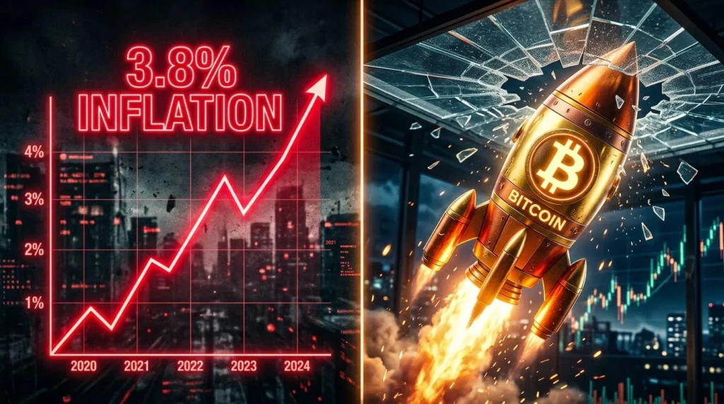 US Inflation 3.8% vs. Bitcoin Growth