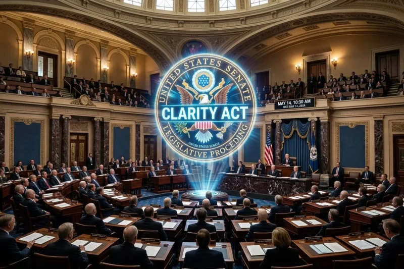 The $20 Trillion War: Why Polymarket Odds Crashed 17% Before the CLARITY Act Senate Vote